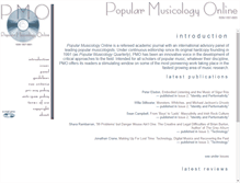 Tablet Screenshot of popular-musicology-online.com